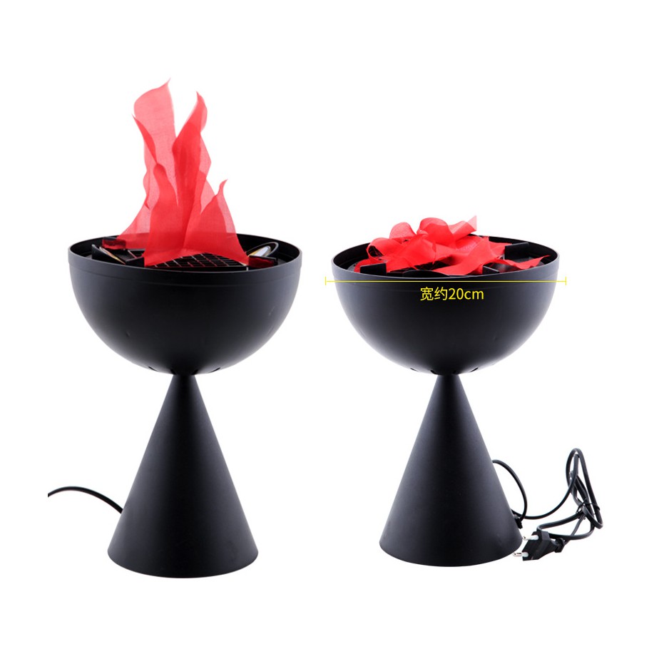 MSIA Ready Stock/ Brazier Decorative Fake Fire Halloween Light Basin ...