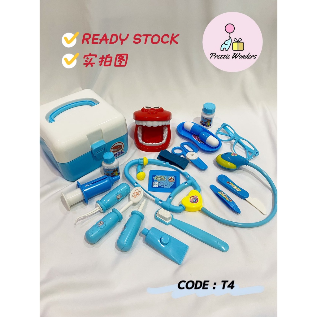 Children Kids Play House Early Education Simulation Medicine Box