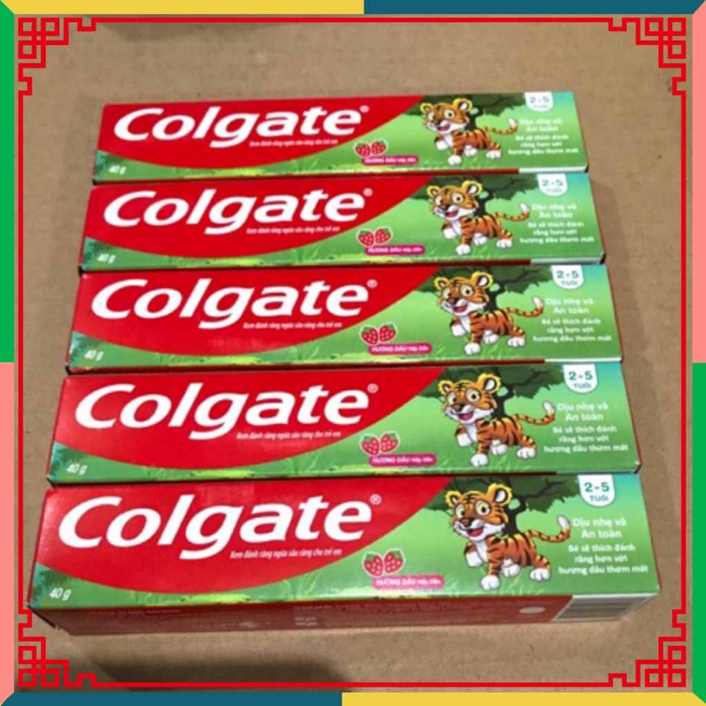 (HOT Like) Colgate Strawberry Flavor Children'S Toothpaste 40g | Shopee ...