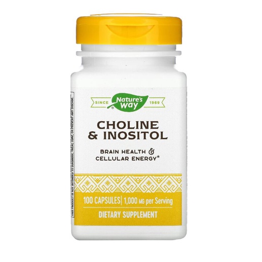 Choline & Inositol, 500 mg, 100 Capsules Shopee Malaysia