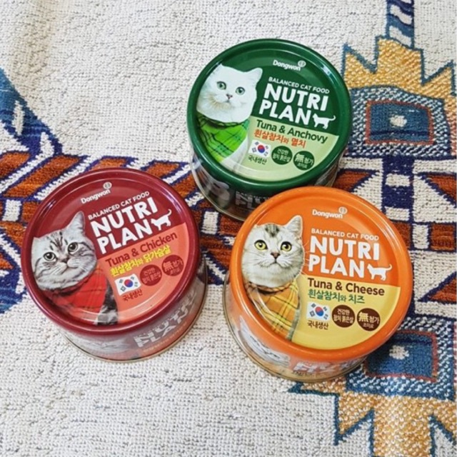 Korean NUTRI PATE PLAN For Cats 160G Can Genuine