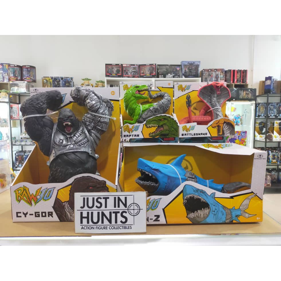RAW10 McFarlane Toys RAW 10 Cygor / Frenz / Raptar / Battlesnake Set Of ...