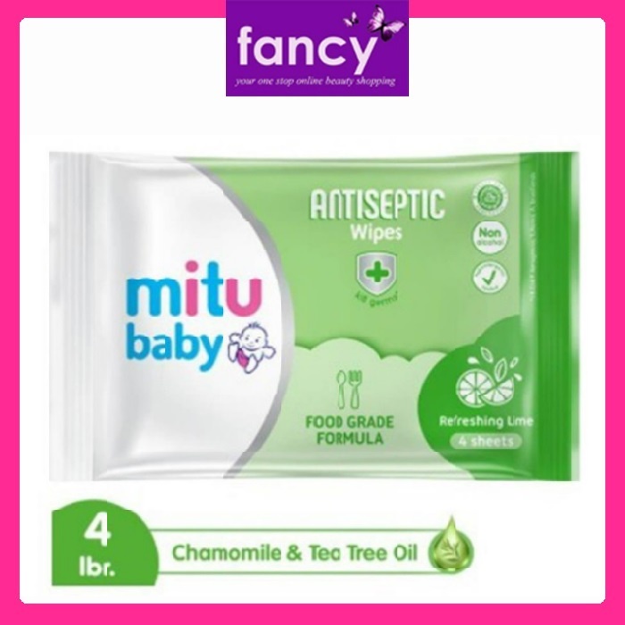 Mitu Baby Antiseptic Wet Tissue 4 Sheets | Shopee Malaysia