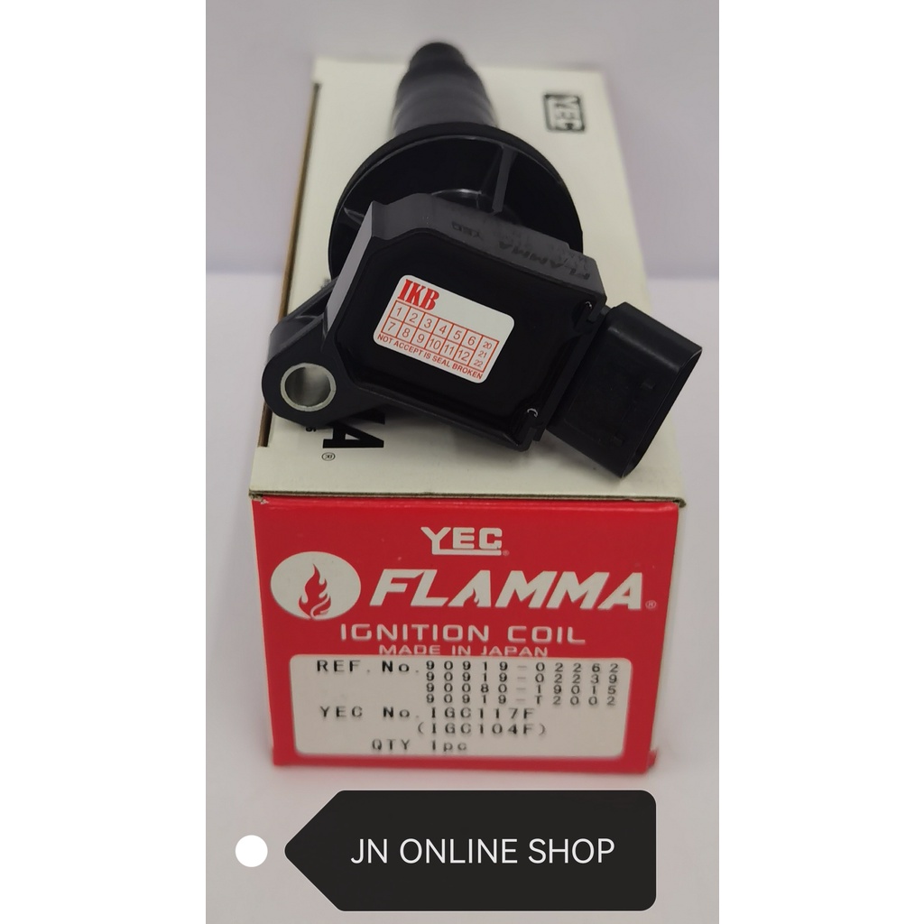 Plug Coil (YEC JAPAN) for Toyota Altis ZZE121 ZZE122 1.6 & 1.8 Wish