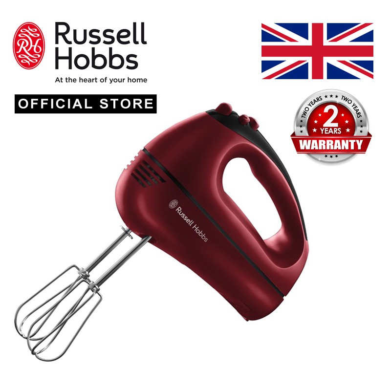 Russell Hobbs Desire Hand Mixer (Red) Shopee Malaysia