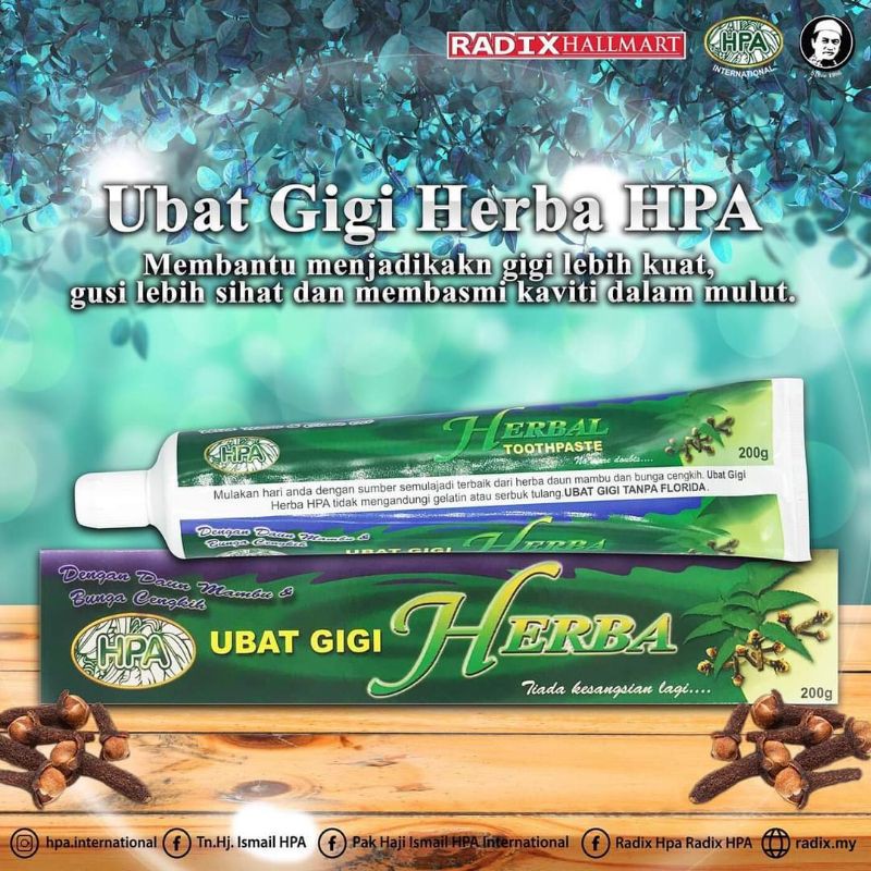 [ready Stock] 🍃ubat Gigi Herba Hpa🍃 Shopee Malaysia