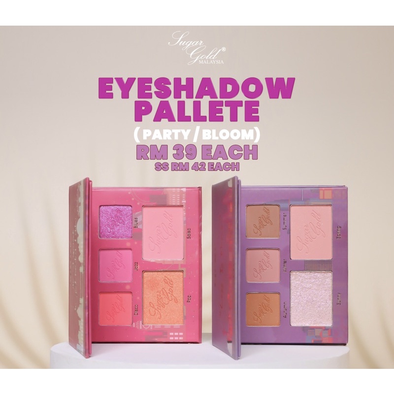 SUGAR GOLD EYESHADOW PALETTE Shopee Malaysia