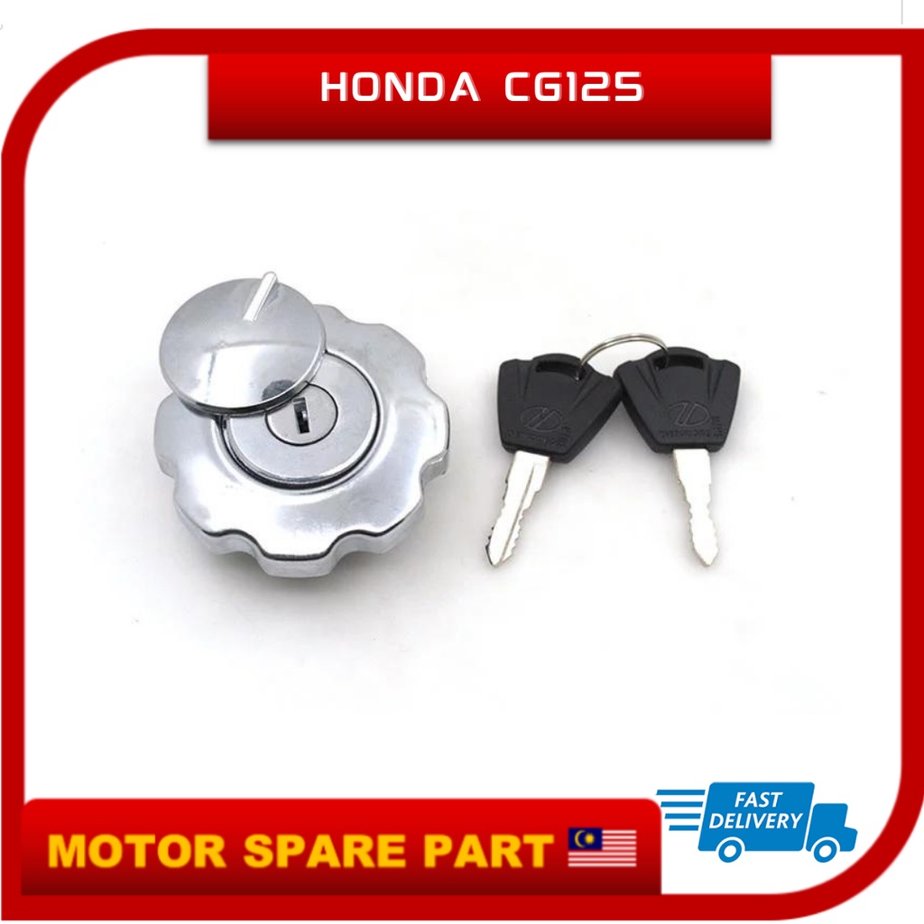 HONDA CG125 TANK CAP ASSY FUEL TANKI MINYAK KUNCI SWITCH TUDUNG COVER