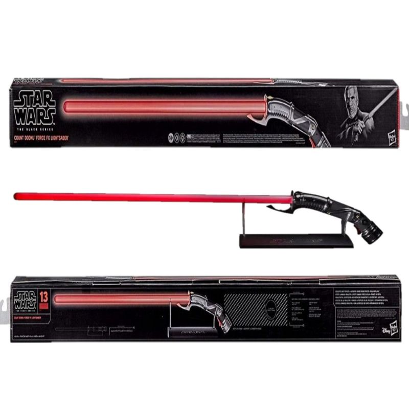 Count dooku best sale lightsaber black series