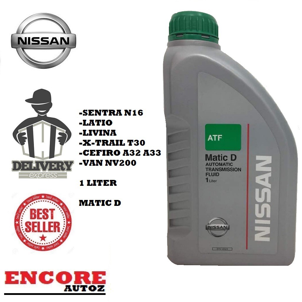 NISSAN MATICD AUTO TRANSMISSION OIL 1 LITER 100 ORIGINAL Shopee