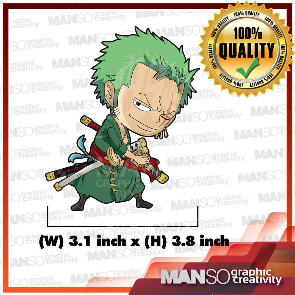 Zoro Stickers for Sale  Cute stickers, Manga anime one piece, Chibi