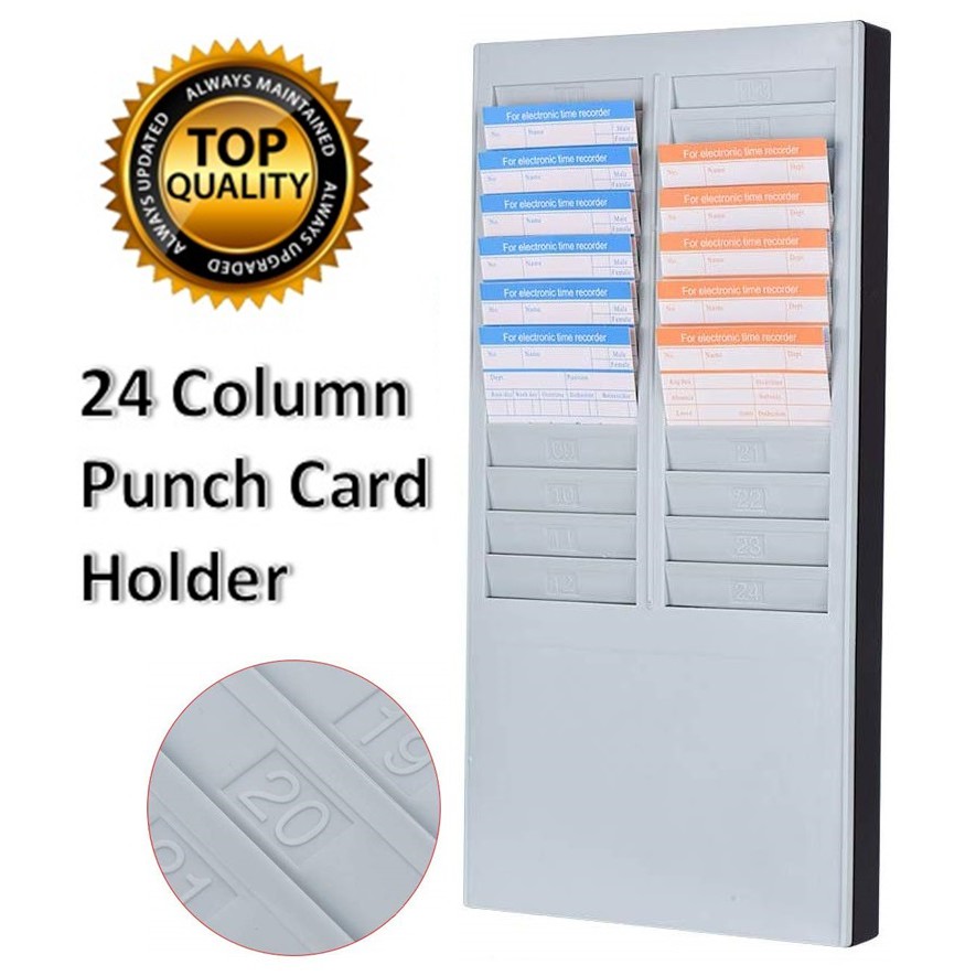 PUNCH CARD RACK CARD HOLDER 24 SLOT / HOLE Shopee Malaysia