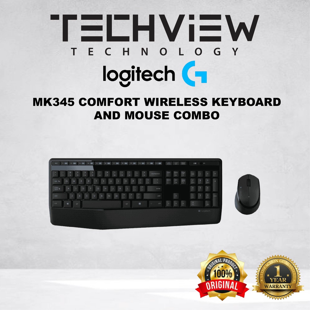LOGITECH MK345 WIRELESS [COMBO] | Shopee Malaysia