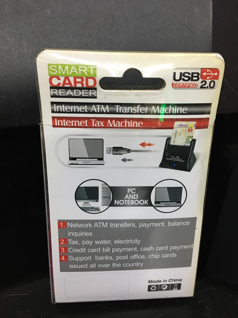 USB 2.0 Smart Card Reader For Internet ATM Transfer Machine/Internet ...