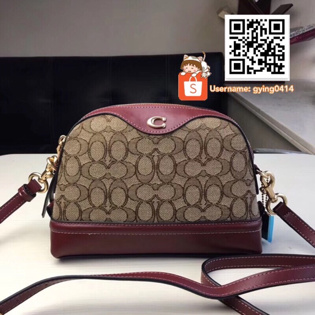 Coach Ivie Crossbody in Signature Jacquard F38113 Bag Beg Sling