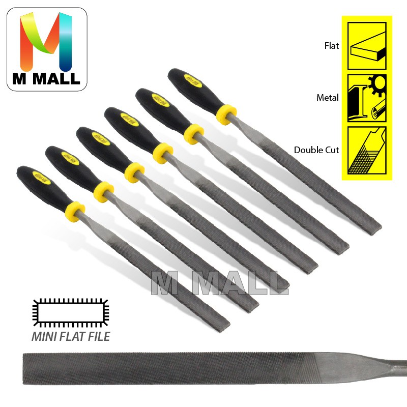 FIVE SHEEP 6pcs Wood Carving Tools Mini Needle Flat File Set Metal