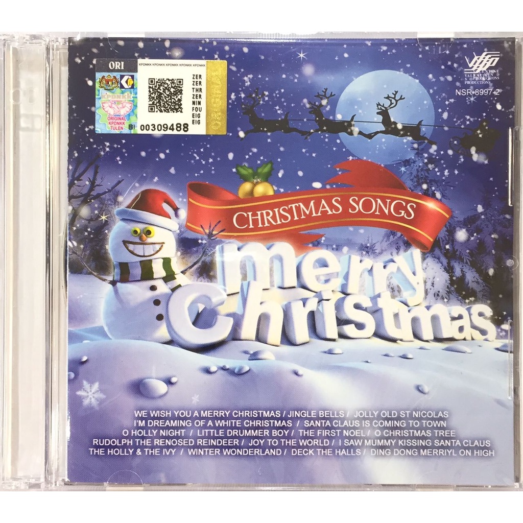 Christmas CD～CHRISTMAS SONGS MERRY CHRISTMAS (CD) Shopee Malaysia