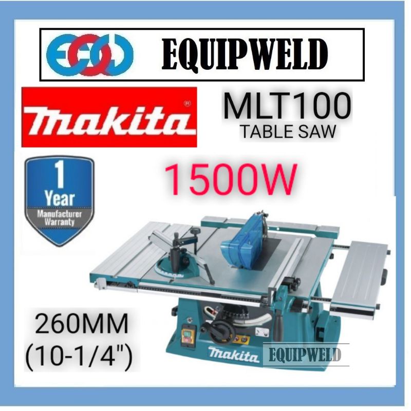 Makita 1,500W (10-inch) 260mm Table Saw With WTS03 Stand Wheels – MY Power Tools - View #7