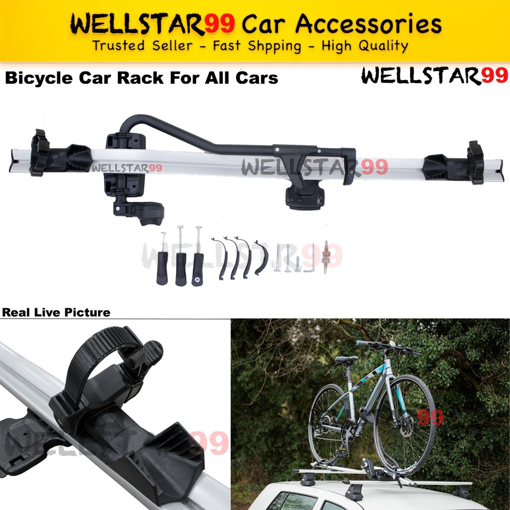 Universal bike deals rack roof