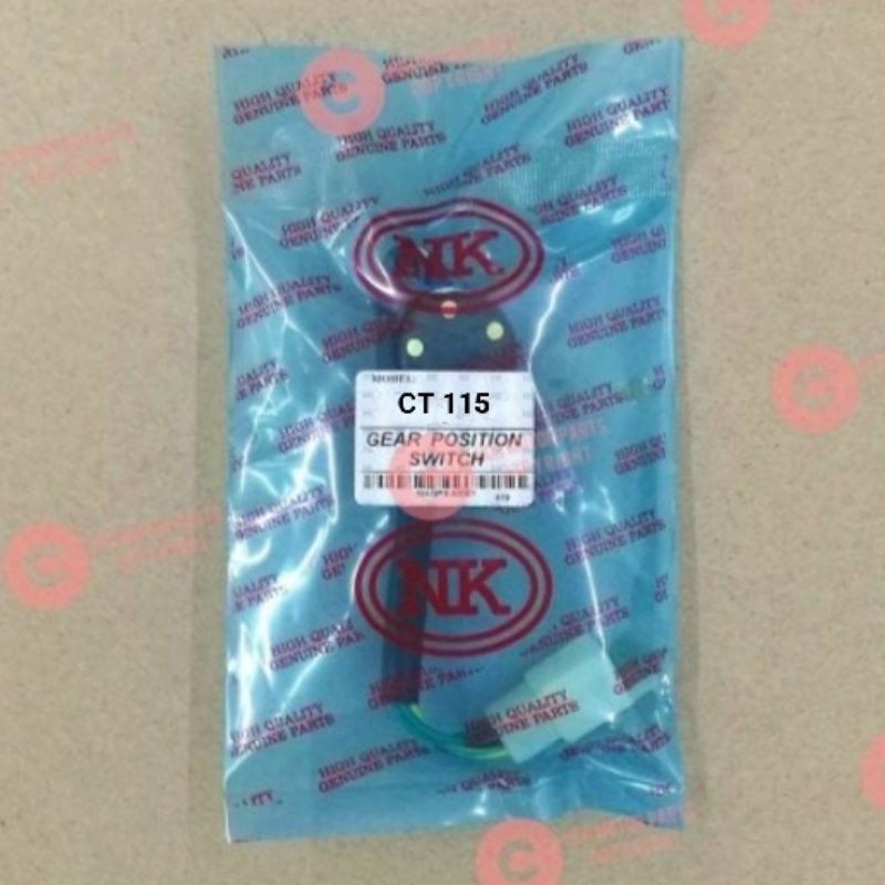 GEAR POSITION (NEUTRAL) SWITCH - MODENAS - CT 115/ ACE 115 / CT 110 (NK ...