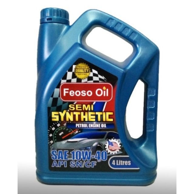 Feoso Oil Petrol Engine Oil | Shop Feoso Oil Semi Synthetic Petrol ...