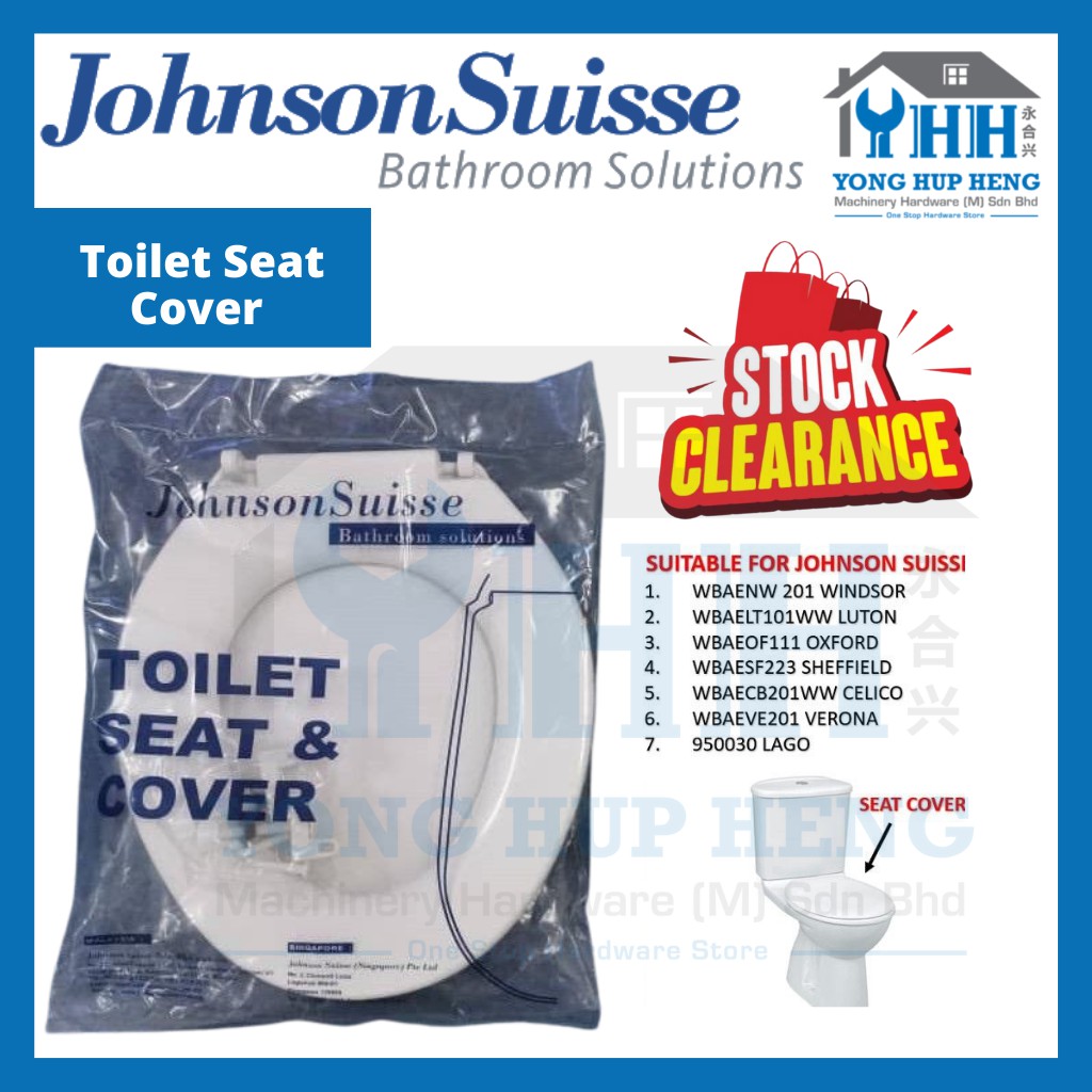 Johnson Suisse WBTS800003 Replacement Toilet Seat & Cover Shopee Malaysia
