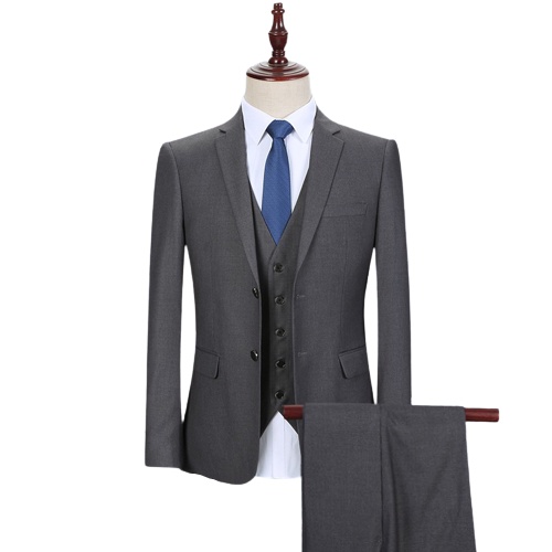 6 Items Slimfit Men Suit Blazer High Quality Wedding Suit Business Suit ...