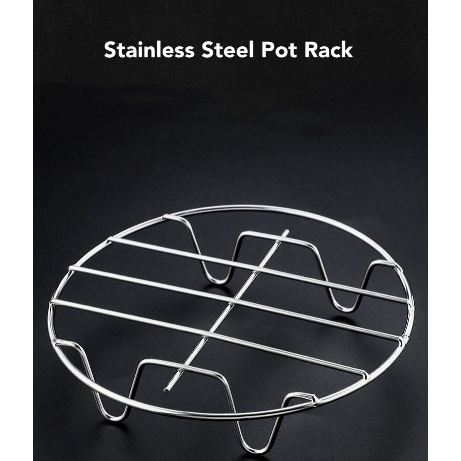 Stainless Steel Pot Rack (18cm/20cm/23cm/25cm) | Shopee Malaysia