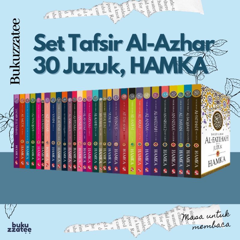 Ready Stock Set Lengkap Juzuk Tafsir Al Azhar Hamka Terjemahan Al Quran Tazakkur Al