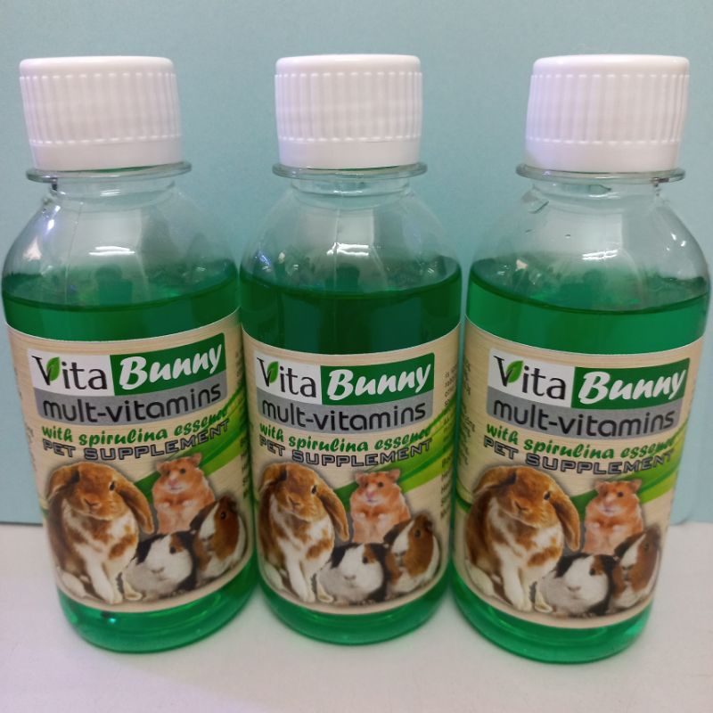 Vita Bunny Multi Vitamins With Spirulina Essence Rabbit/Hamster/Guinea ... - Fancy Guinea Pig Spirulina Supplement Requirements