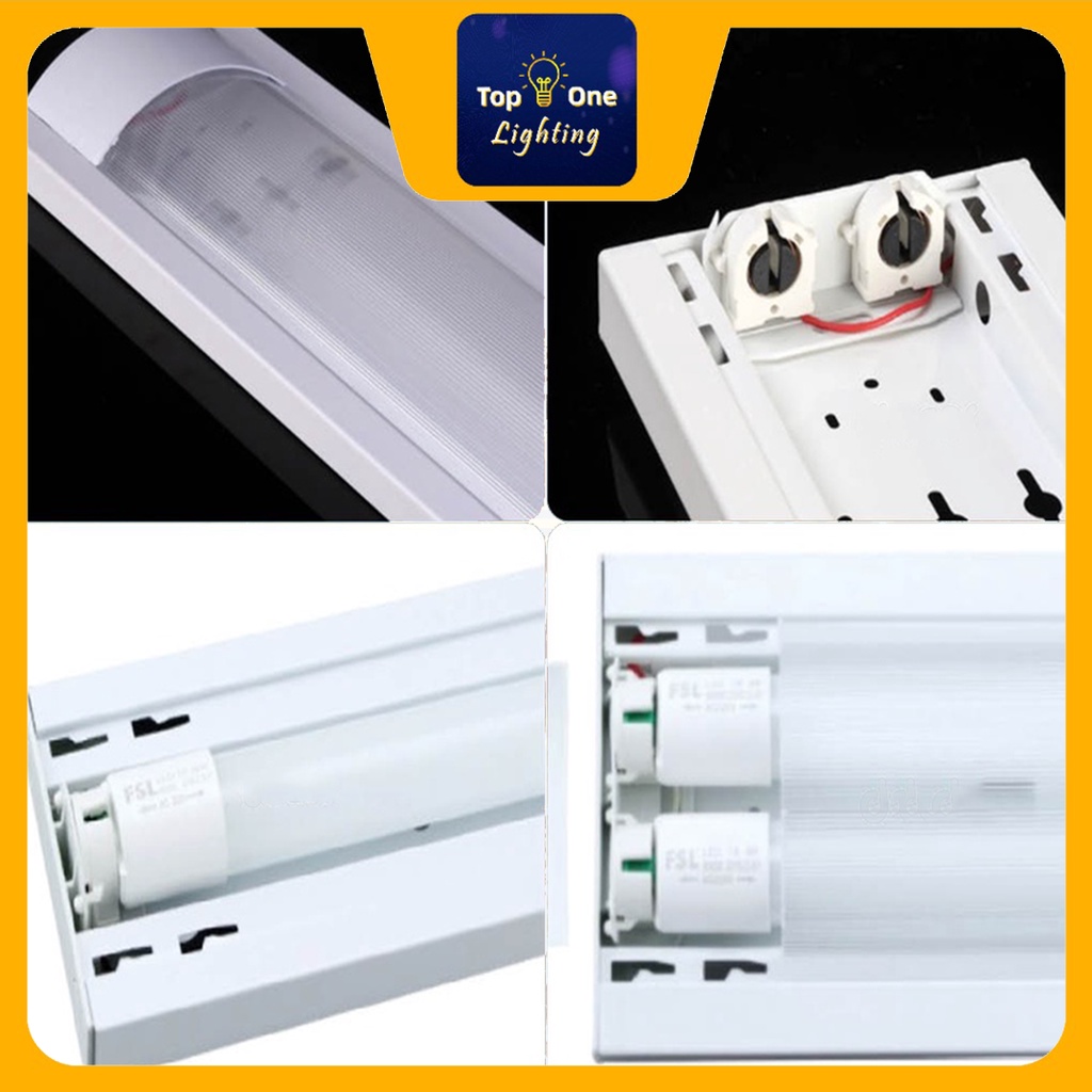 LED T8 Louver Fitting T8 Fitting Single Circuit Double Circuit Frosted ...