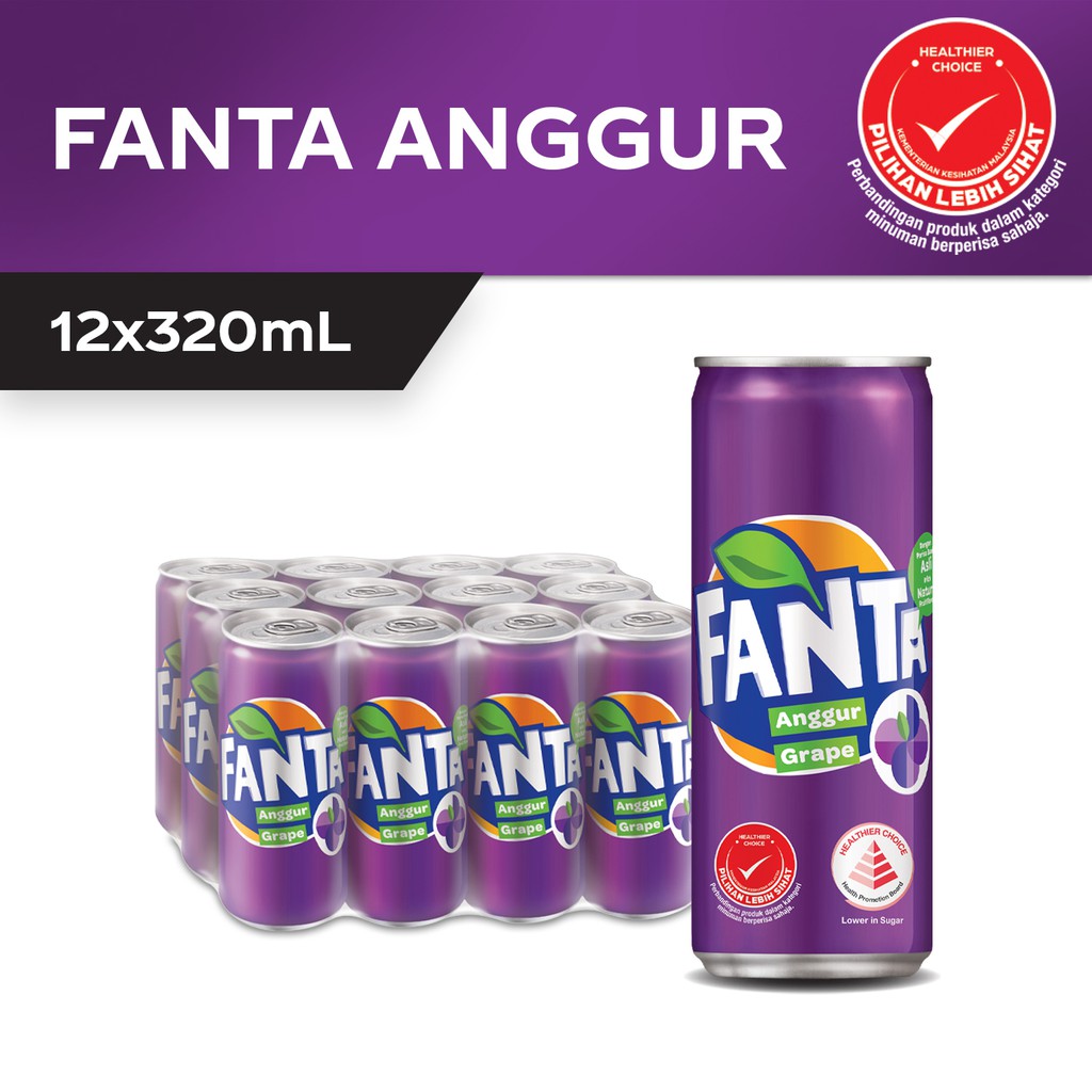 Fanta Grape (320ml x 12) | Shopee Malaysia