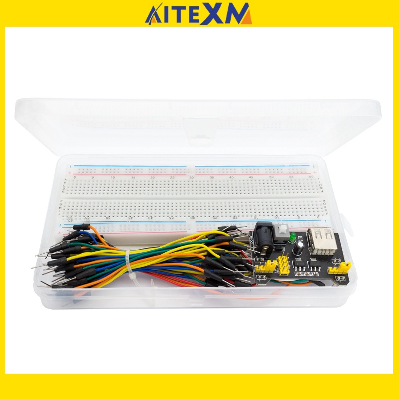 3.3V/5V MB102 Breadboard+ MB-102 830 points Prototype Bread board kit ...
