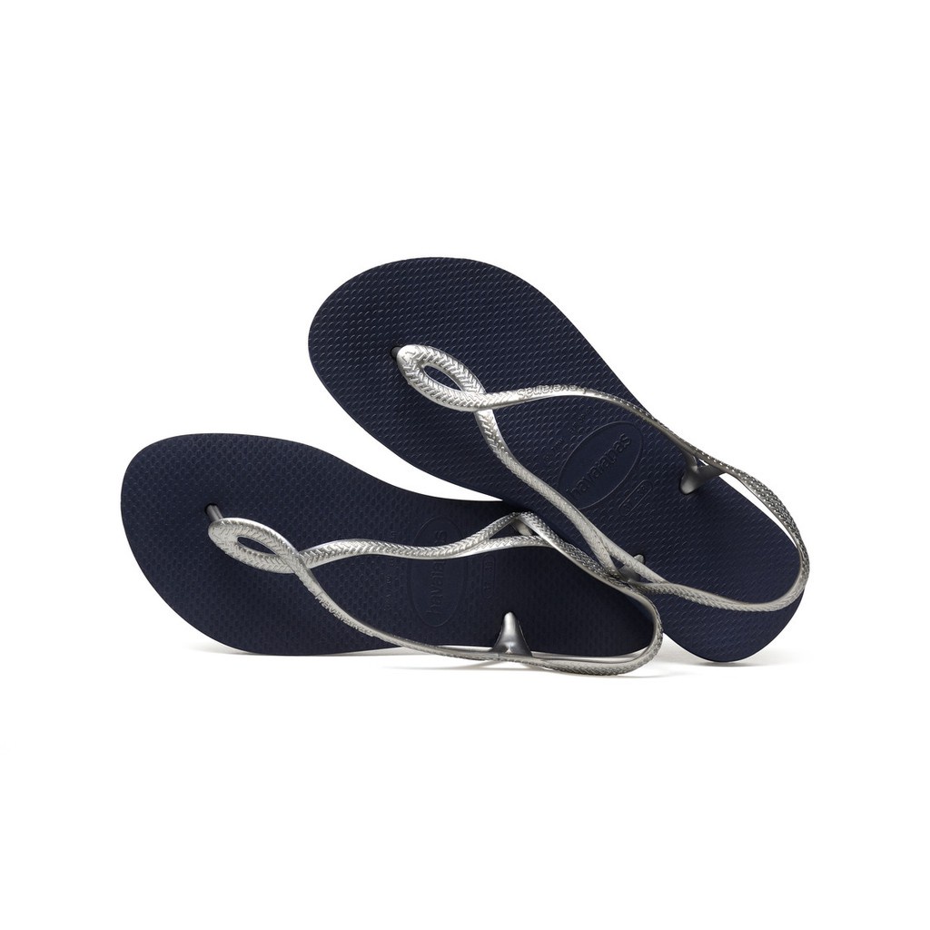 Havaianas Women Luna Sandals Navy Blue Shopee Malaysia