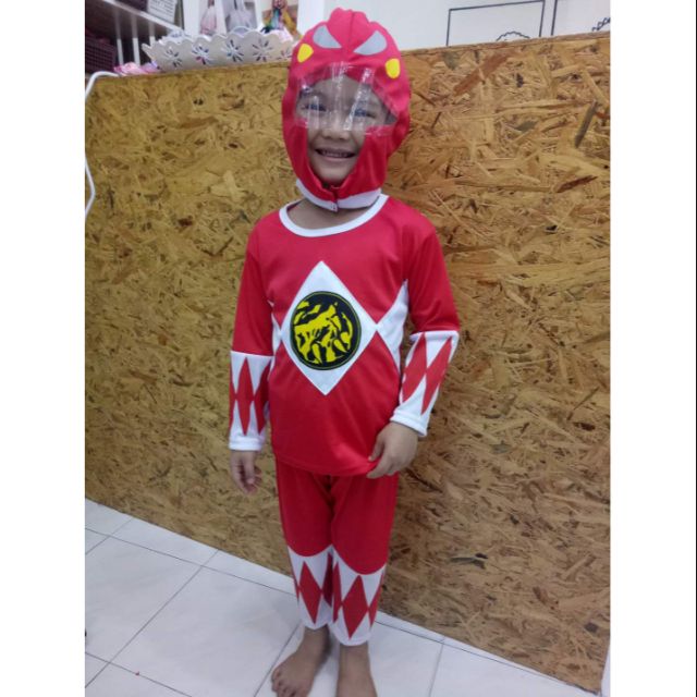 Power Rangers costume Power Rangers Pajamas Shopee Malaysia