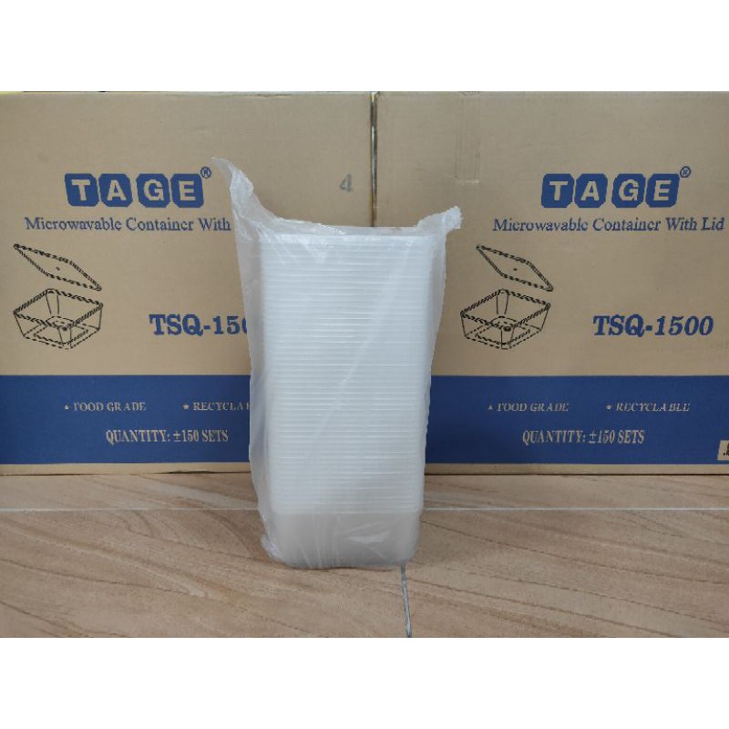 1500 Plastic Container (50pcs) | Shopee Malaysia