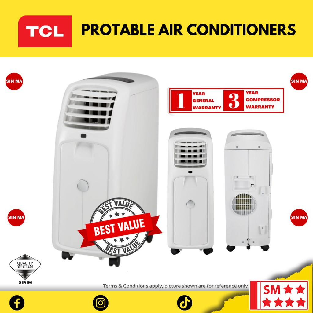 (READY STOCK) TCL / MIDEA /HISENSE/ACSON 1.5 HP Portable Air