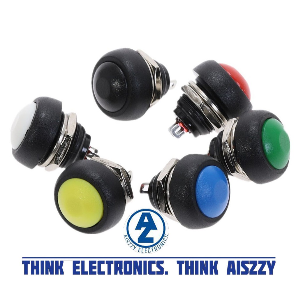 Round Self Reset Switch 12mm | Shopee Malaysia