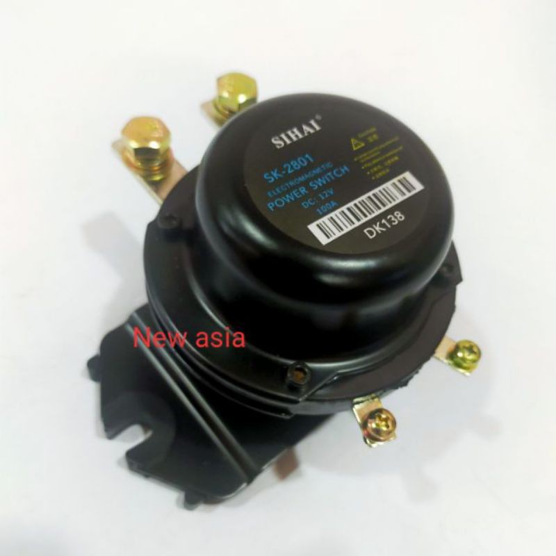 SIHAI SK-2801 DK138 Battery Relay Solenold Switch 12V For Lorry Van Car ...