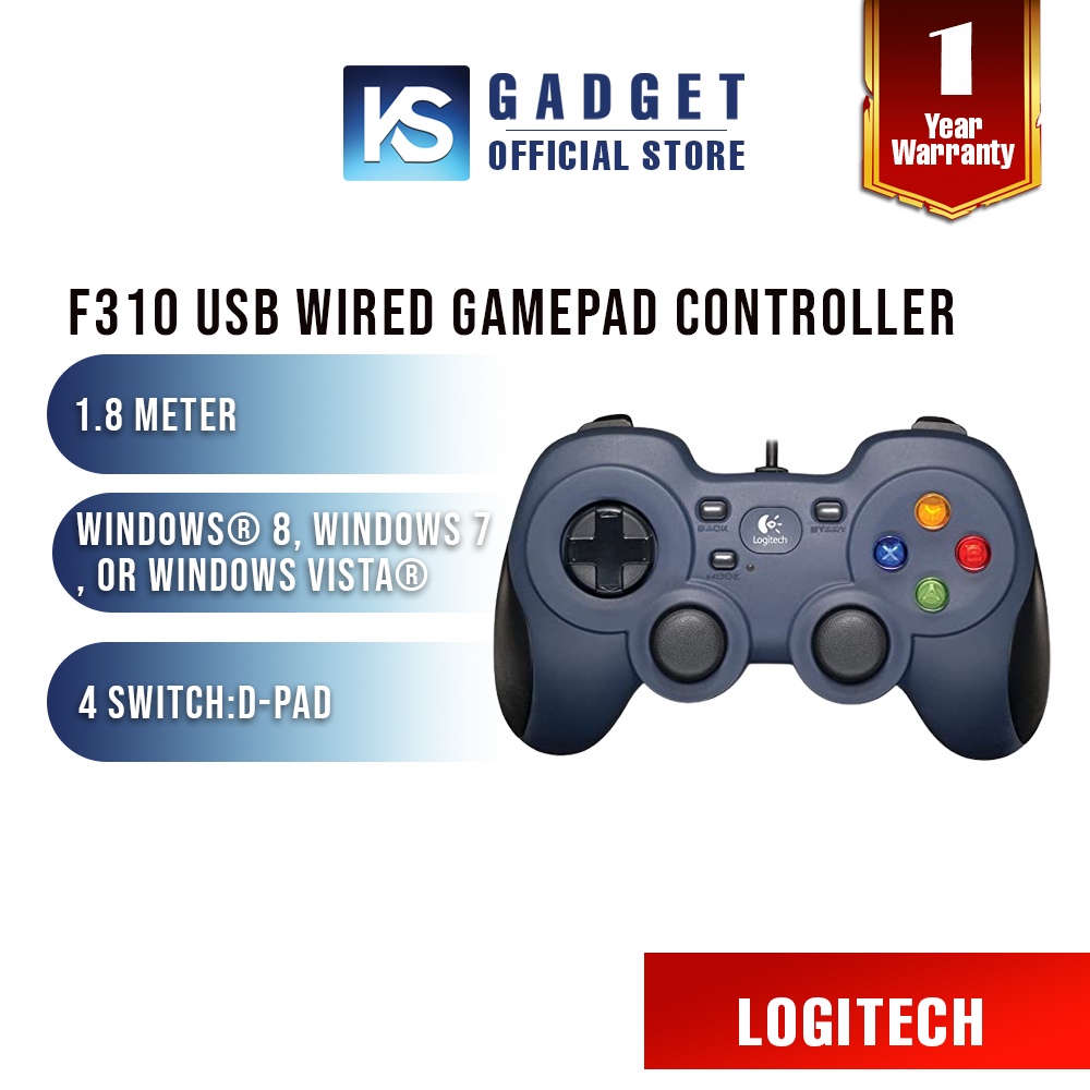 Logitech F310 USB Wired Gamepad Controller (940-000112) | Shopee Malaysia