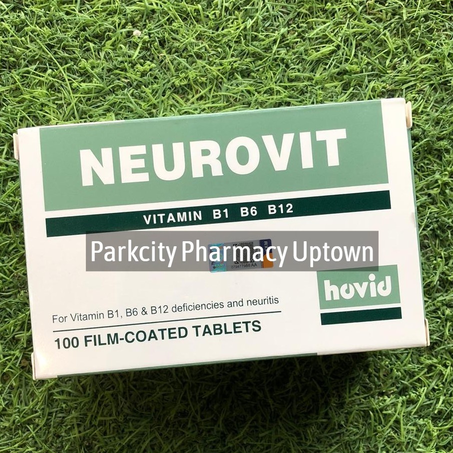 Hovid Neurovit Vitamin B1 B6 B12 100s 3026 (expiry 08/2024) Shopee