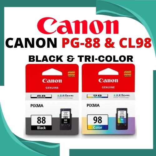 🔥Canon PG88 Black & CL98 Color Ink for Canon Pixma E500 /E510 / E600 ...