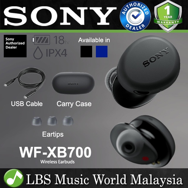 Sony Wf Xb700 Extra Bass Truly Wireless Bluetooth In Ear Headphone Earbuds With Mic Wfxb700 5059