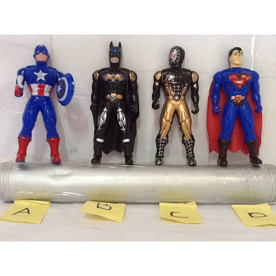 Spiderman batman cheap superman toys