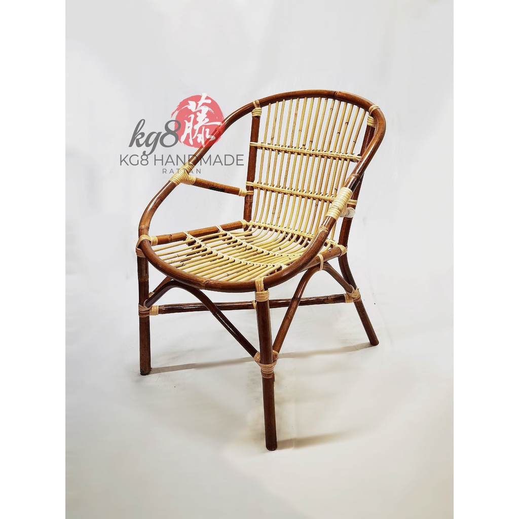 Bucket discount rattan chair