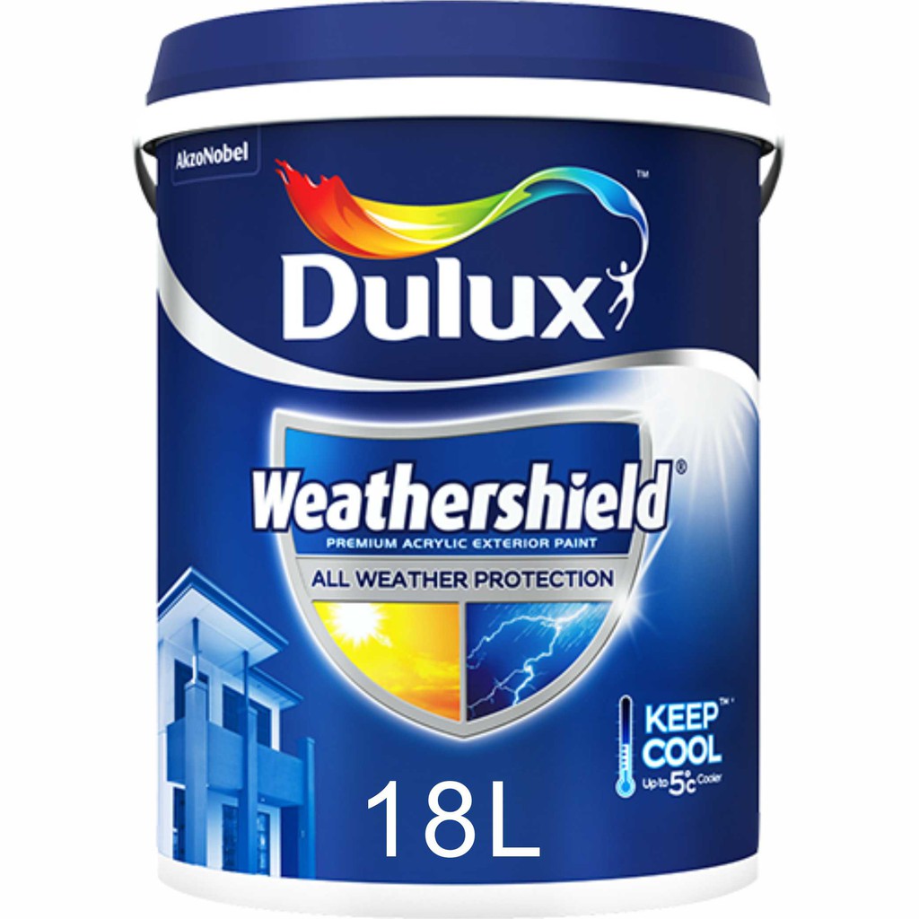 (18L ) ICI Dulux Weathershield 18 Liter Shopee Malaysia