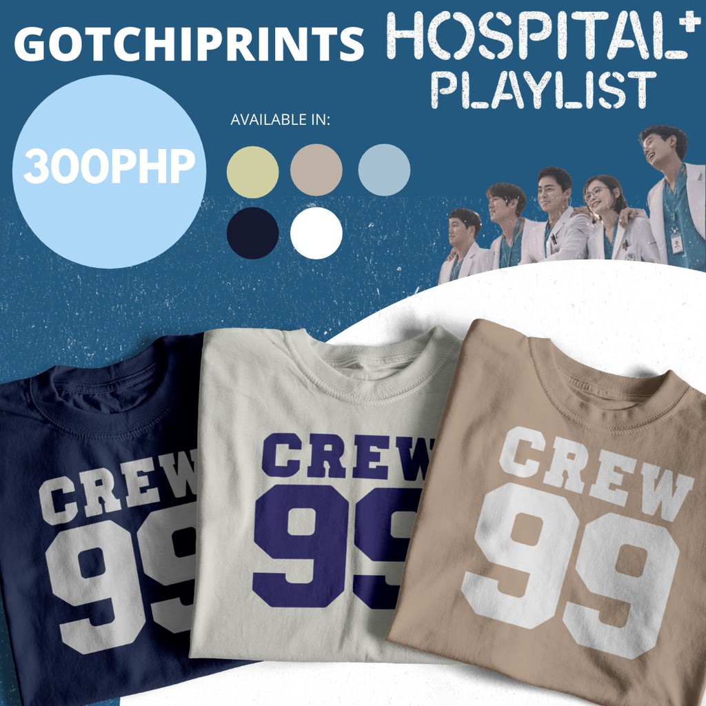 Hospital Playlist Shirt Kdrama Merchandise Shopee Malaysia