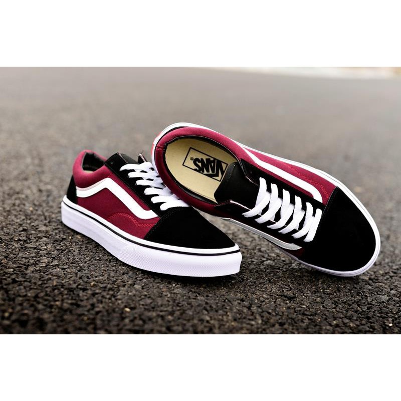 Vans best sale rojos vino