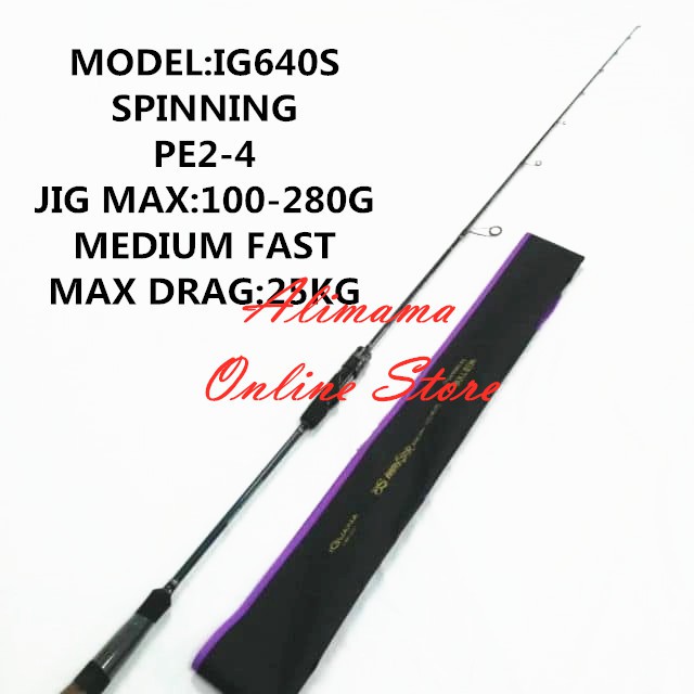 Joran Bossna Iguana Bossna Bullzen Spinning Rod Bullzen Bs Monster
