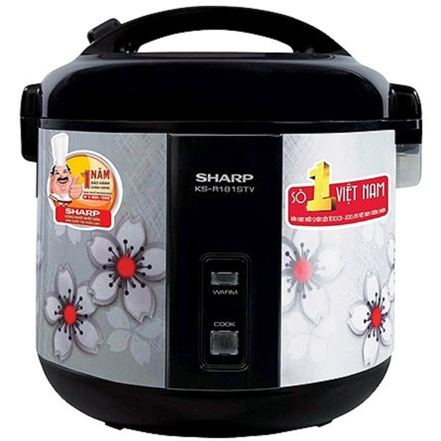 Sharp Electric Rice Cooker KS-NR181STV 